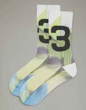 Y-3 Allover Print Socks
