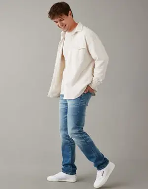 AirFlex+ Distressed Athletic Straight Jean