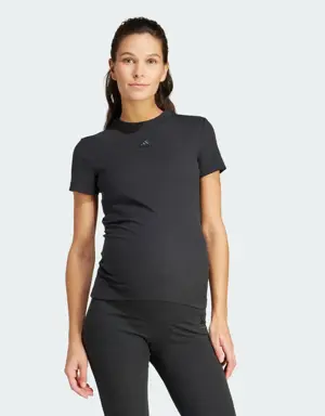 Ribbed Fitted T-Shirt (Maternity)