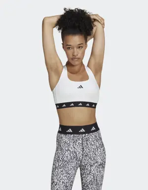 Adidas Brassière de training Powerreact Techfit Maintien moyen. 2 Adidas Brassière de training Powerreact Techfit Maintien moyen. 2