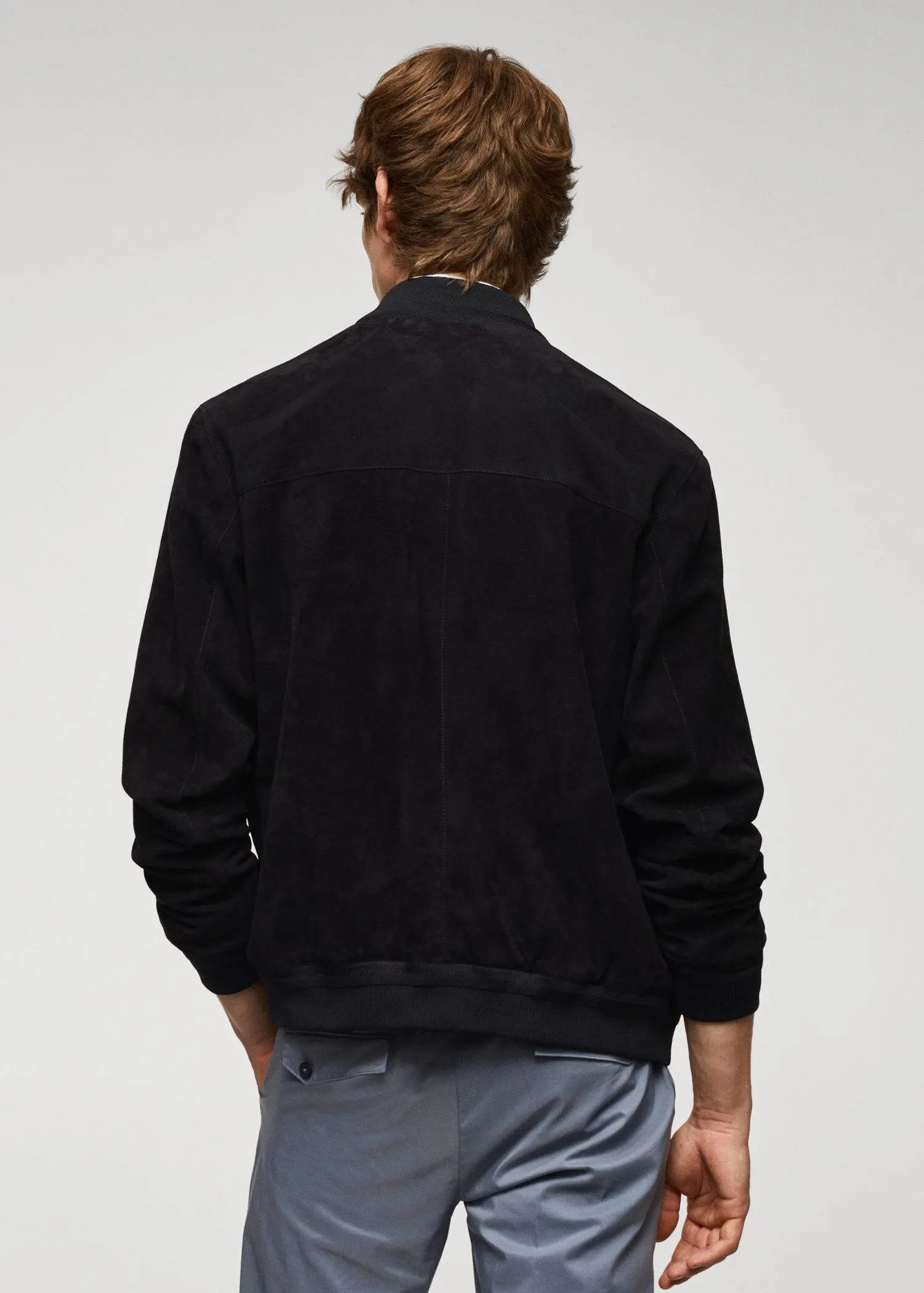 Mango Blouson bomber cuir. 3