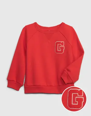 Toddler Gap Logo Fleece Sweatshirt red