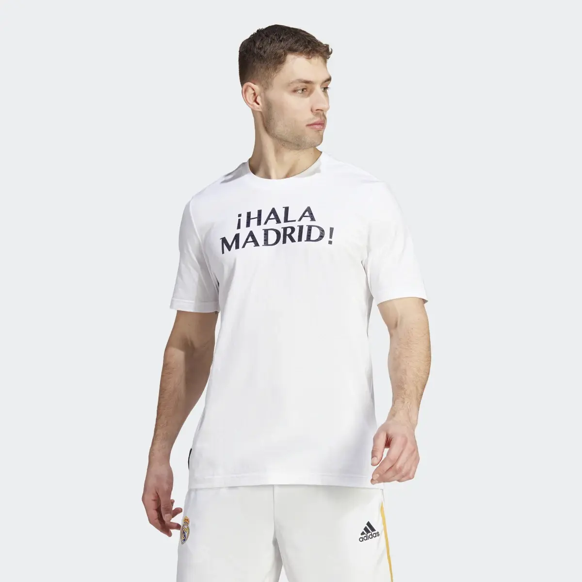 Adidas Real Madrid Street Graphic T-Shirt. 2