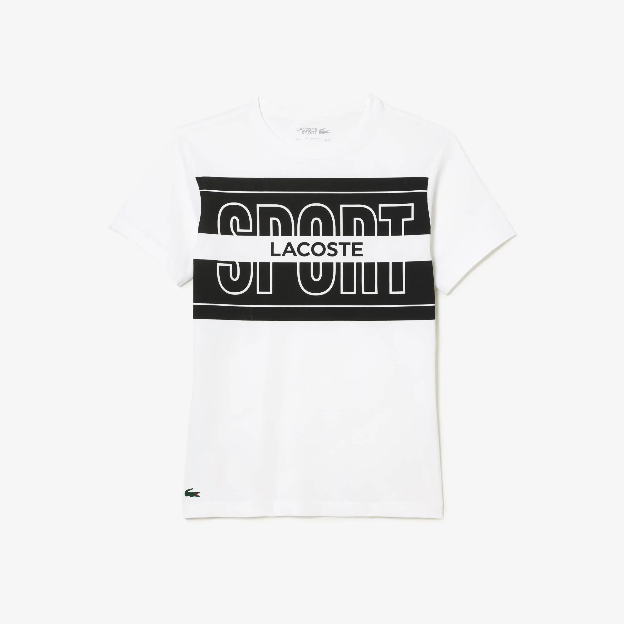 Lacoste Regular Fit Cotton Sport T-shirt. 2