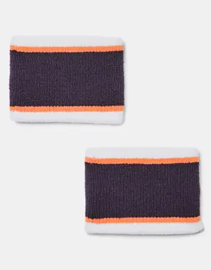 Unisex UA Striped Performance Terry 2-Pack Wristbands