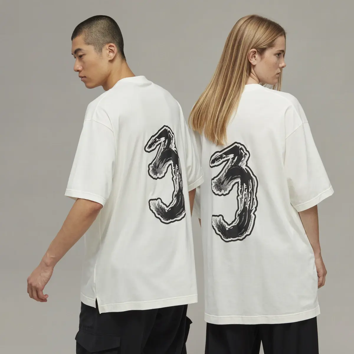 Adidas Y-3 Graphic Logo T-Shirt. 3