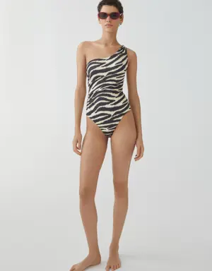 Animal print swimsuit