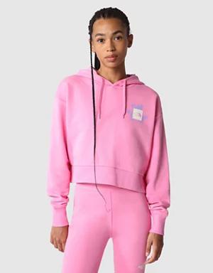 Women&#39;s Respect Front Cropped Hoodie