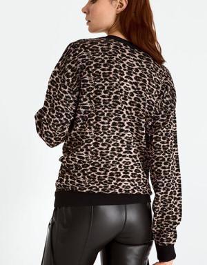 Leopard Print Cardigan