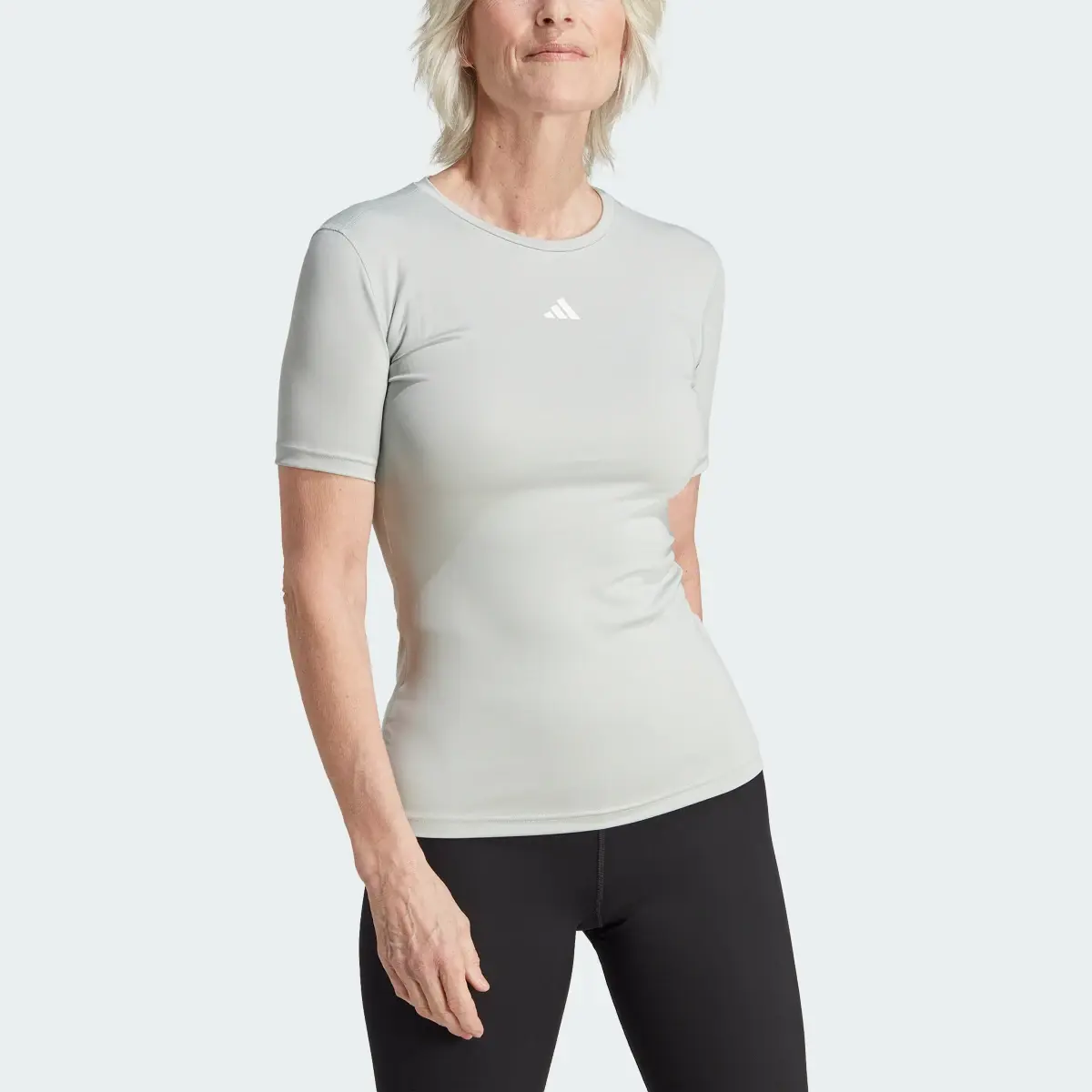 adidas Techfit Training Tee - White