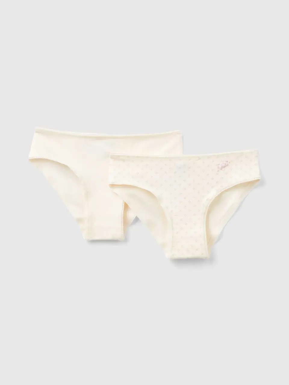 Benetton set of two pairs of underwear in stretch cotton. 1