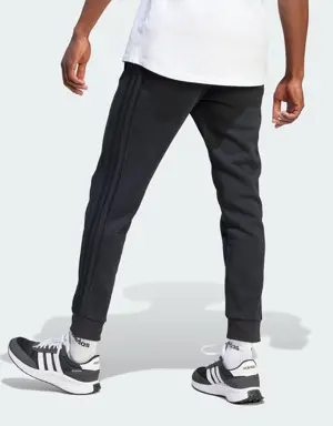 Essentials Fleece 3-Stripes Tapered Cuff Pants