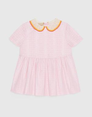 Baby cotton poplin dress