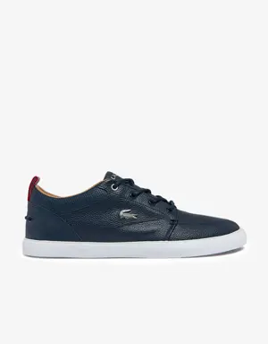Men's Bayliss Leather Perforated Collar Sneakers