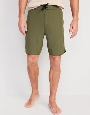 Old Navy Solid Board Shorts -- 8-inch inseam green