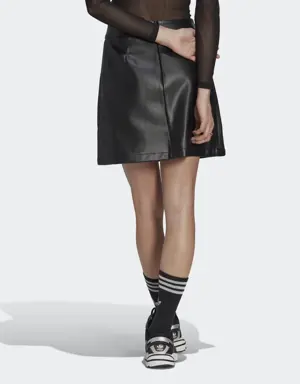 Centre Stage Faux Leather Skirt