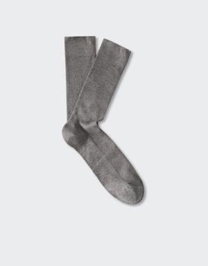 Pamuklu basic çorap