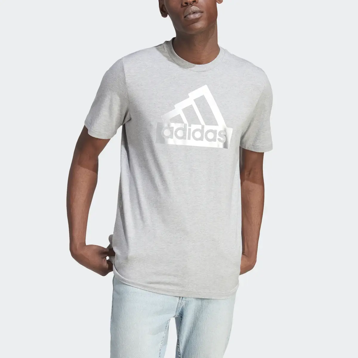 Adidas Sportswear Future Icons Metallic T-Shirt. 1