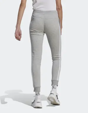 Essentials 3-Stripes Fleece Pants
