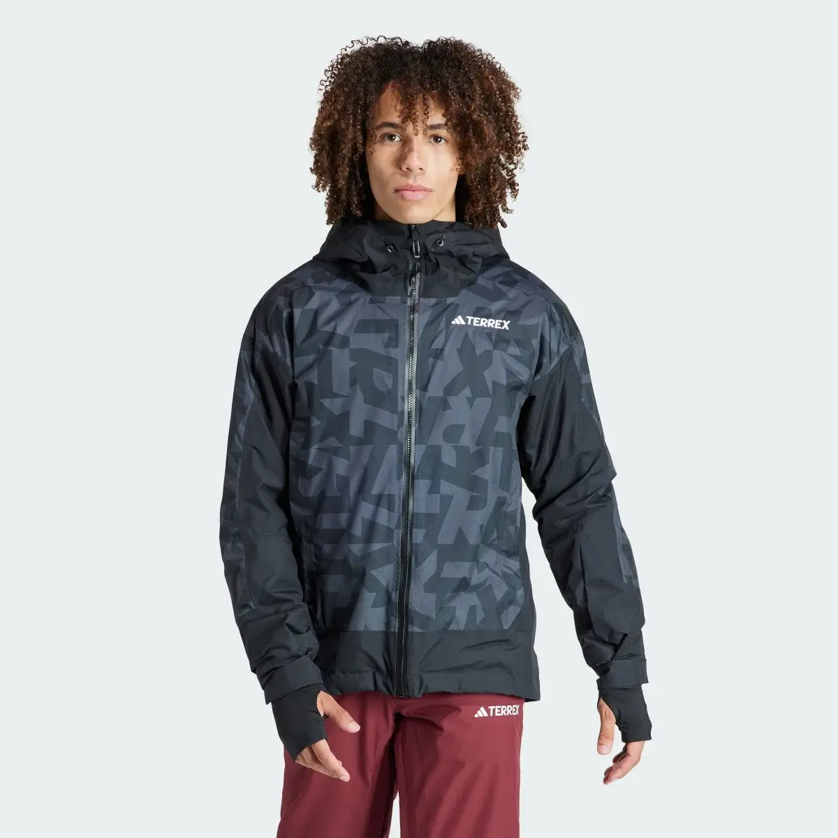 Adidas Terrex Xperior 2L Insulated RAIN.RDY Graphic Jacket. 2