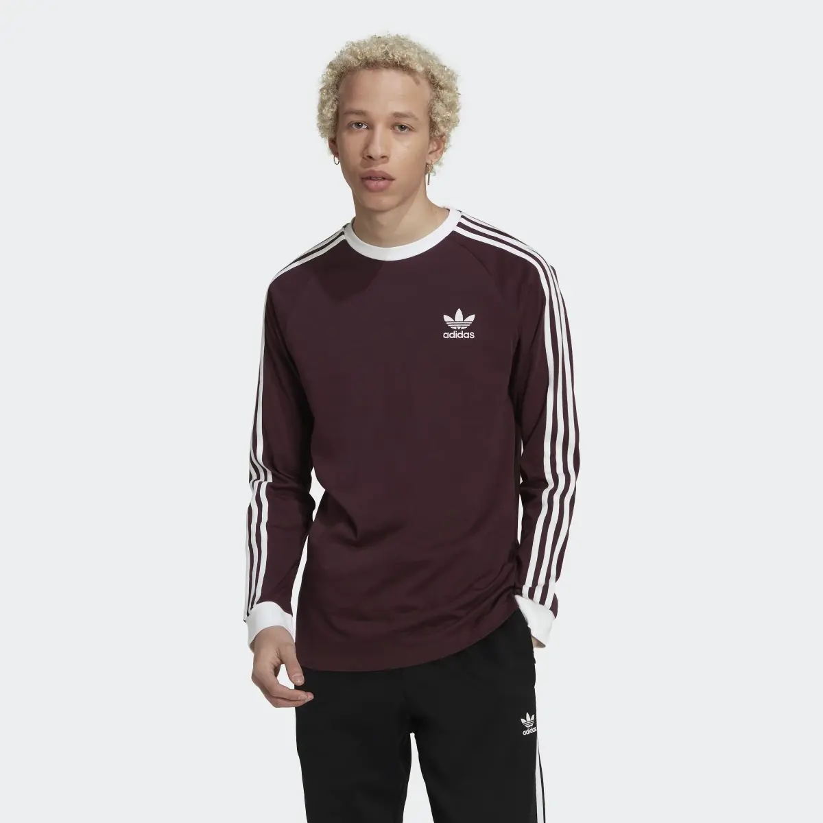 Adidas T-shirt Adicolor Classics 3-Stripes Long Sleeve. 2