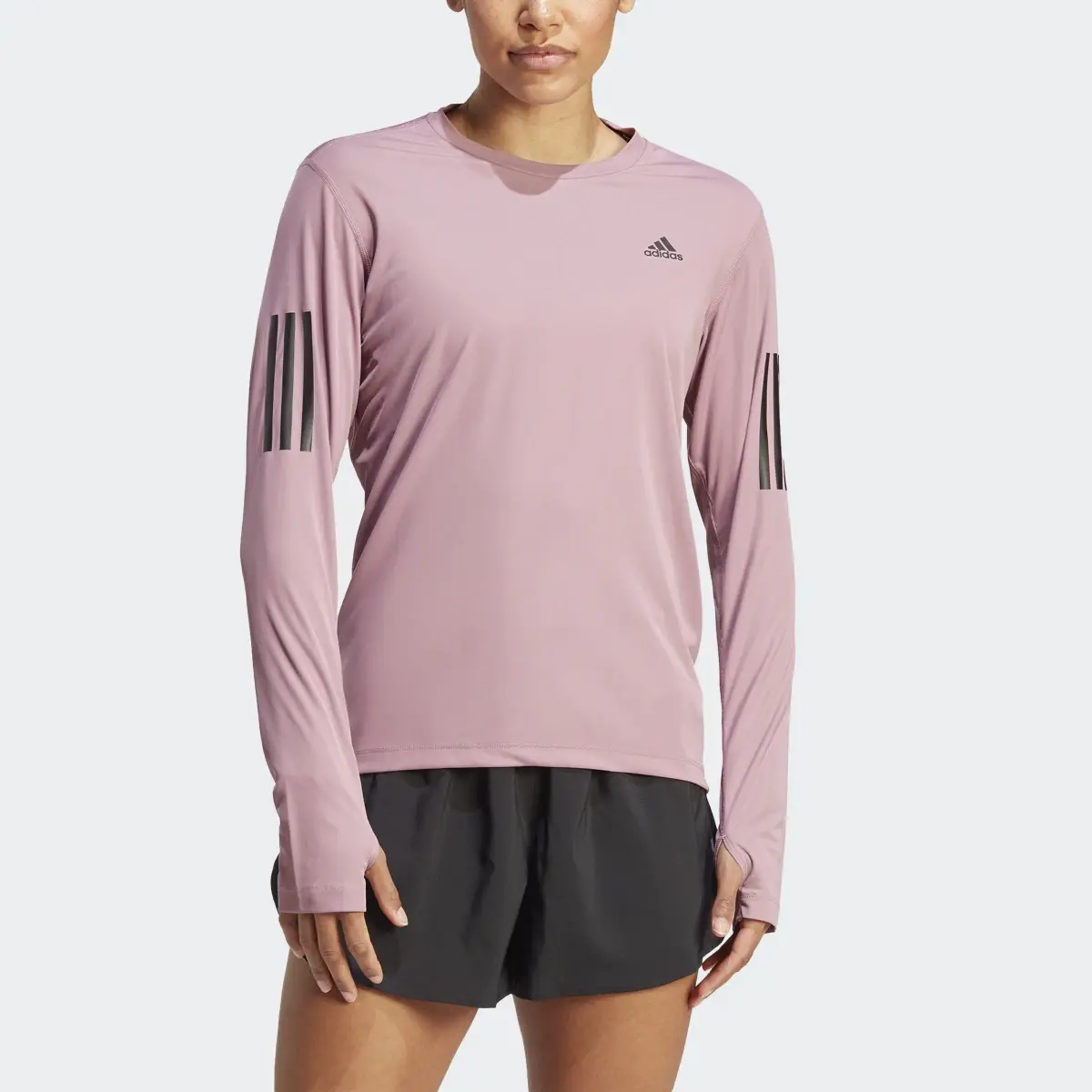 Adidas Own the Run Long Sleeve Tee. 1