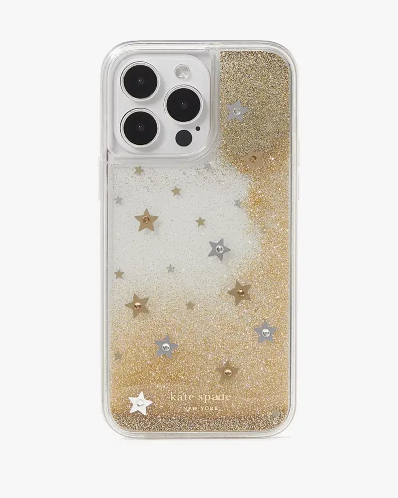 Kate Spade Starlight Liquid Glitter iPhone 14 Pro Max Case. 2