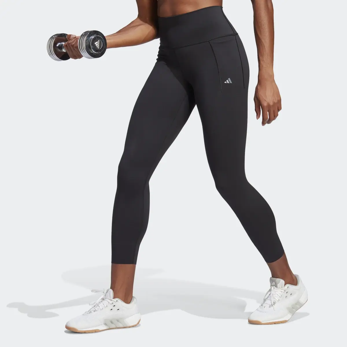 Adidas Optime Training Luxe 7/8 Leggings. 1