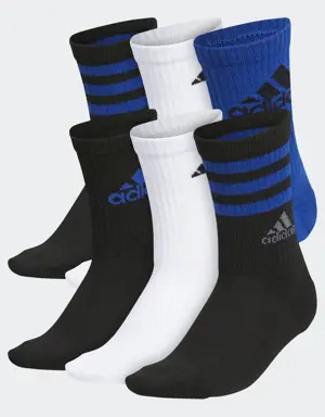 Adidas Cushioned Mixed Crew Socks 6 Pairs