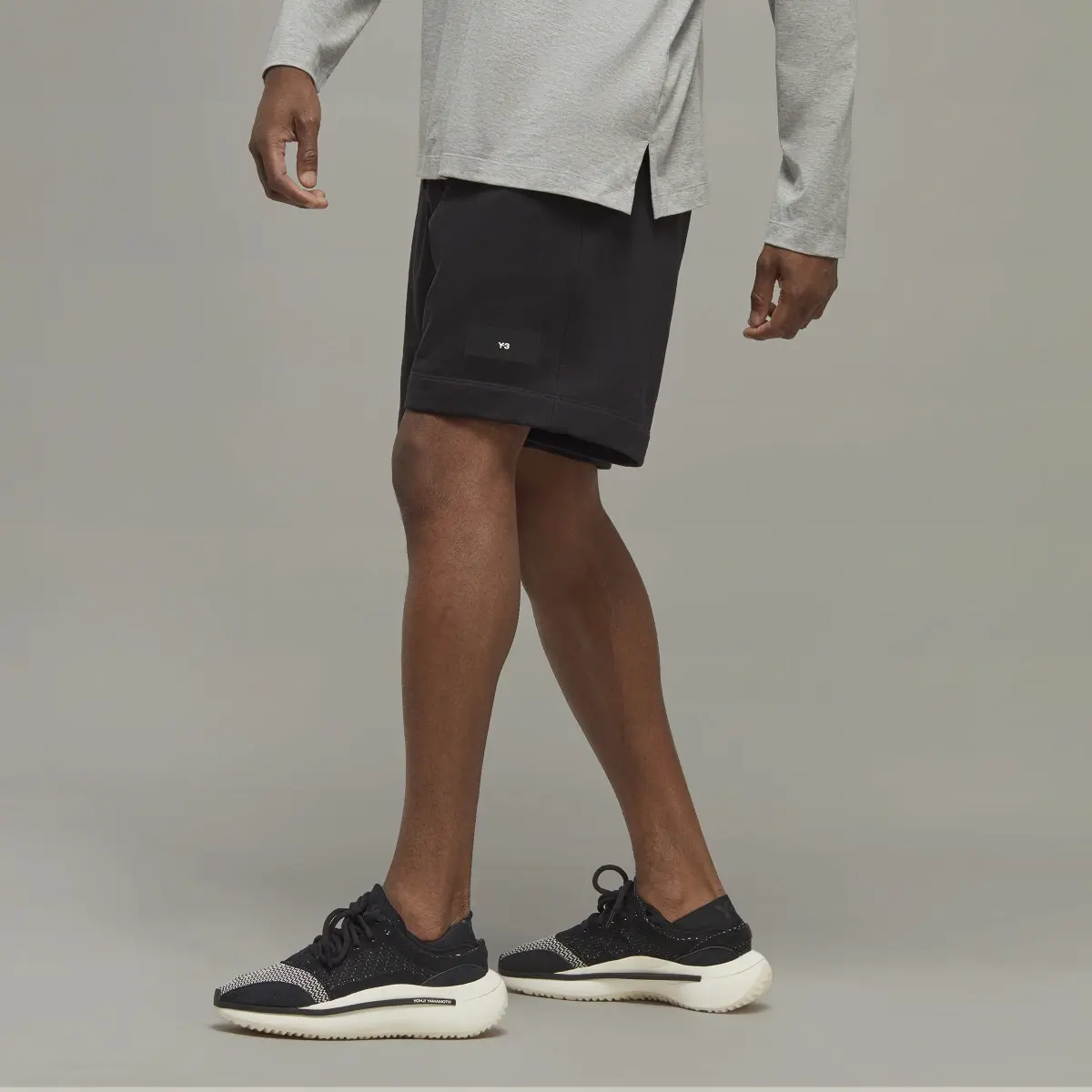 Adidas Y-3 Organic Cotton Terry Shorts. 2