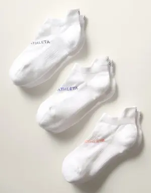 Everyday Ankle Sock 3-Pack white