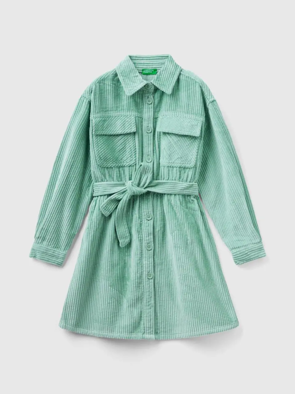 Benetton corduroy shirt dress. 1