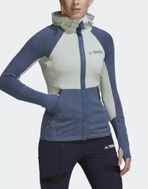 Terrex Tech Flooce Hooded Hiking Fleece Jacket