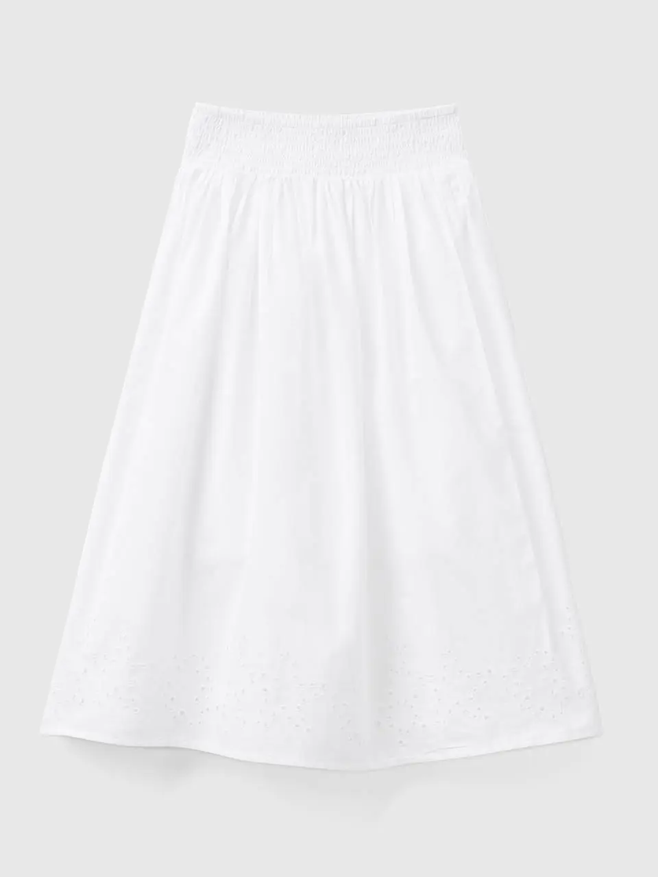Benetton midi skirt with embroidery. 1