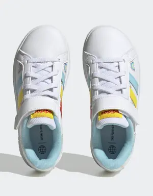 Adidas Zapatilla Grand Court Sustainable Lifestyle Court Elastic Lace and Top Strap. 3 Adidas Zapatilla Grand Court Sustainable Lifestyle Court Elastic Lace and Top Strap. 3
