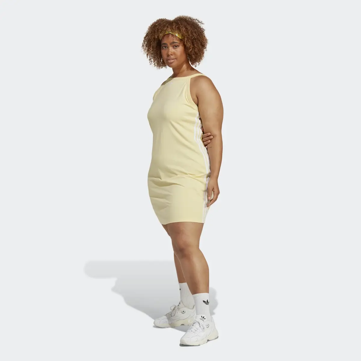 Adidas Adicolor Classics Tight Summer Dress (Plus Size). 2