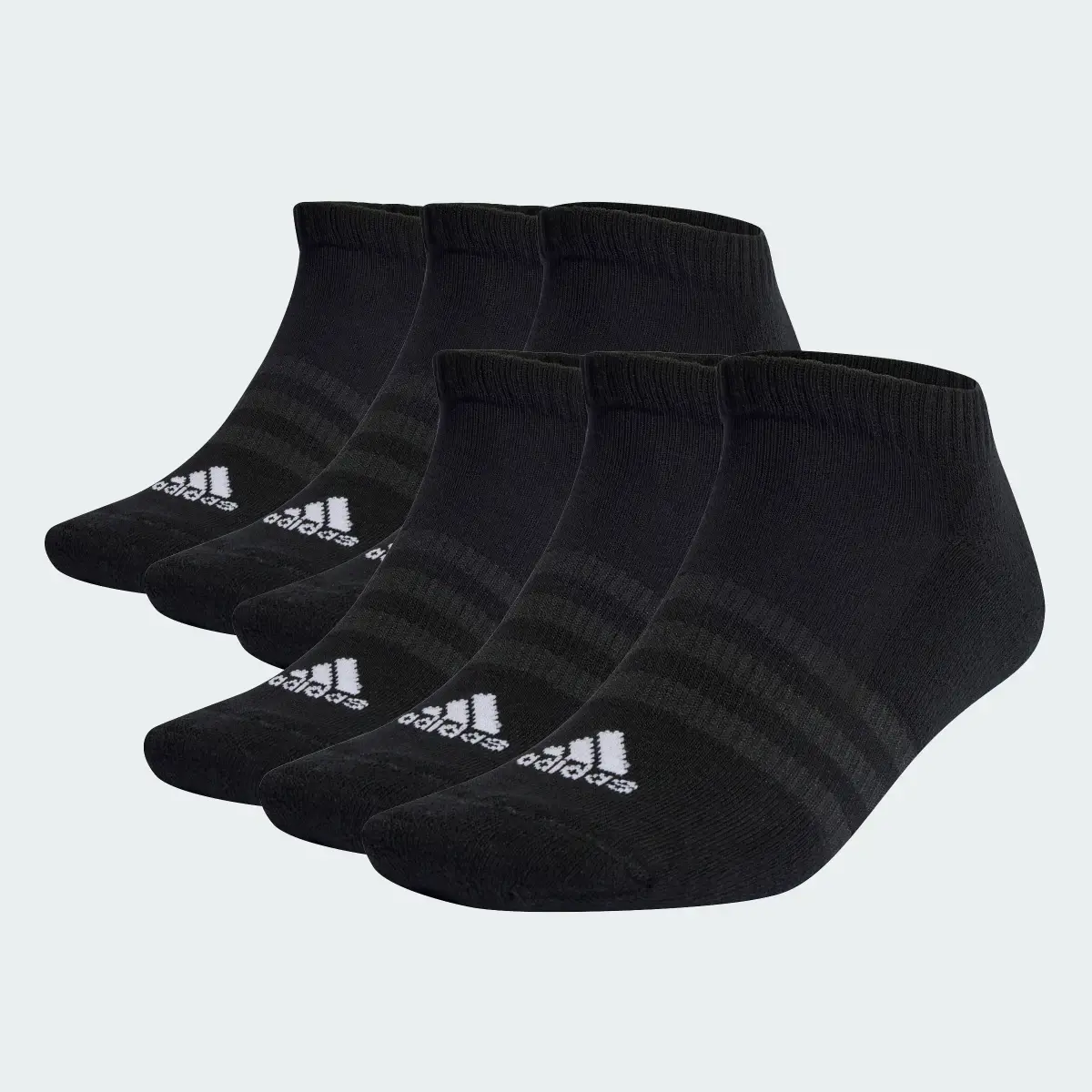 Adidas Calcetines Acolchados al Tobillo Sportswear 6 Pares. 2