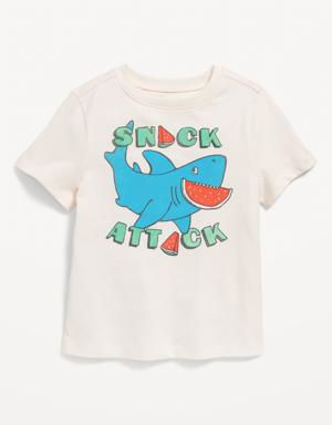 Unisex Short-Sleeve Graphic T-Shirt for Toddler white