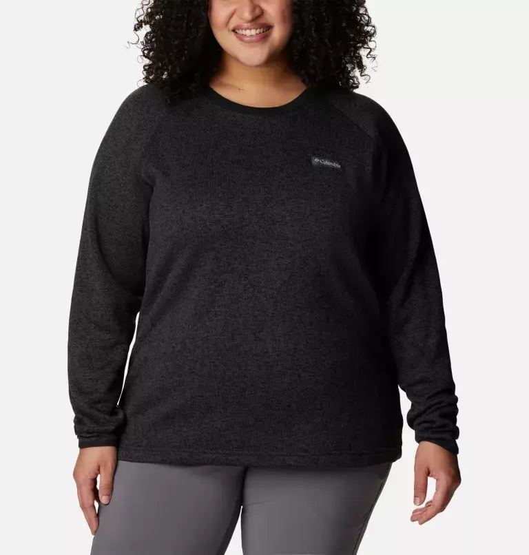 Columbia Women's Sweater Weather™ Fleece Crew Shirt - Plus Size. 1