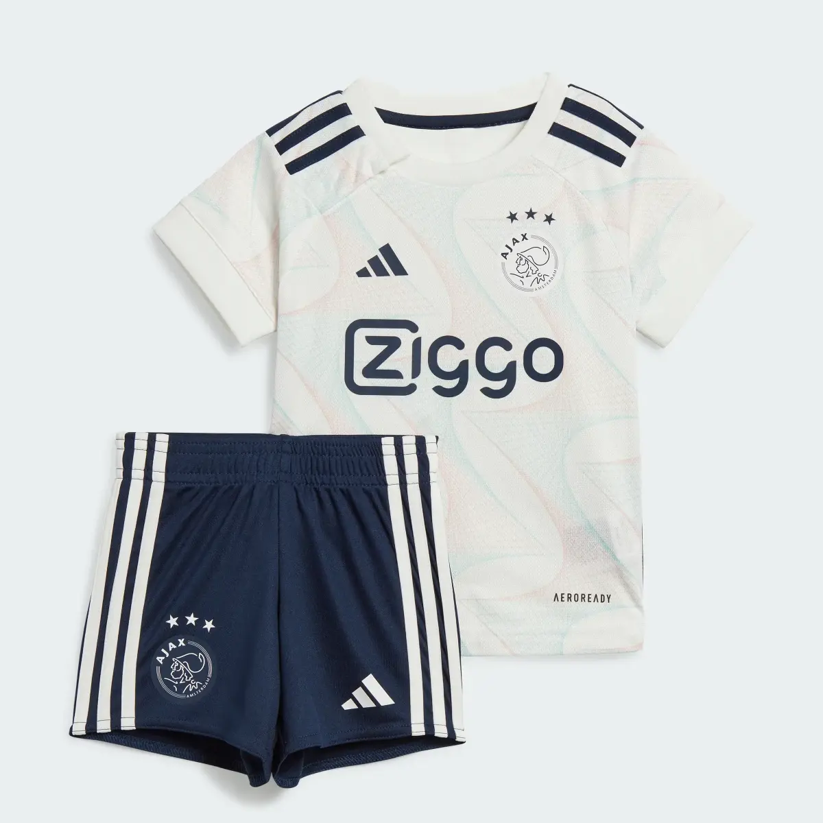 Adidas Equipamento Alternativo 23/24 do Ajax Amsterdam - Bebé. 1