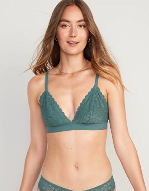 Old Navy Lace Bralette Top for Women green