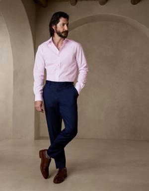 Tailored Slim Premium Poplin Dress Shirt pink