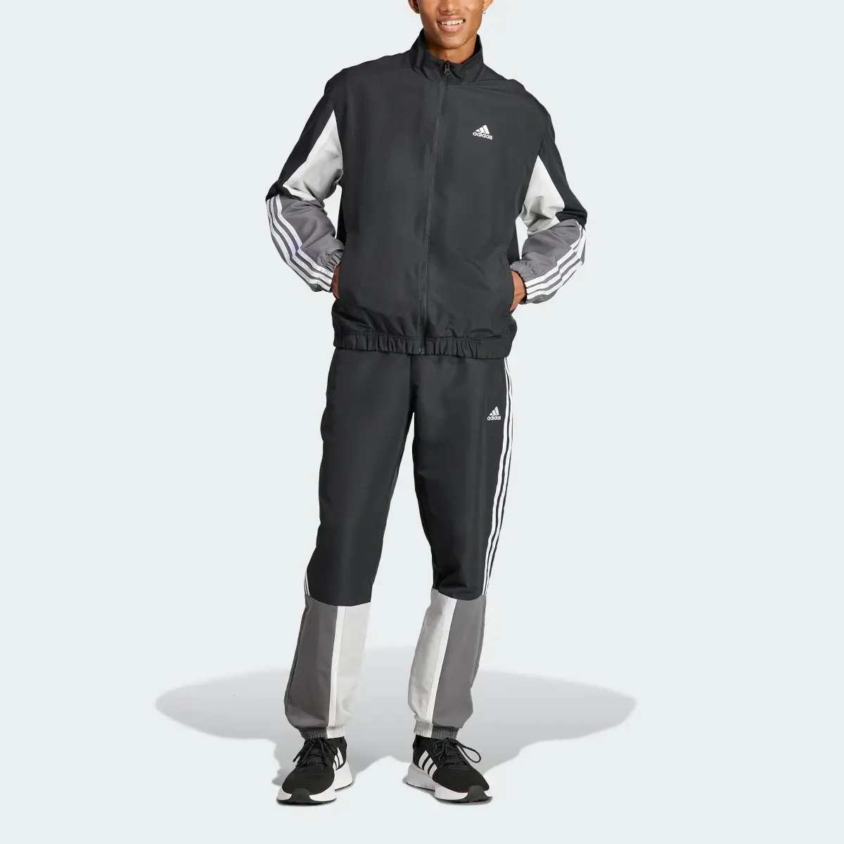 Adidas Sportswear Colorblock 3-Stripes Track Suit. 1