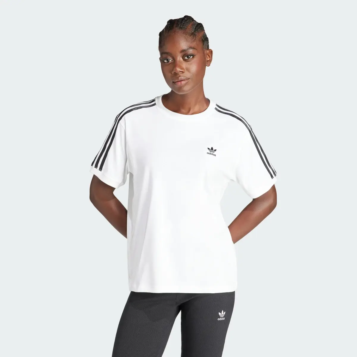 Adidas 3-Streifen T-Shirt. 2