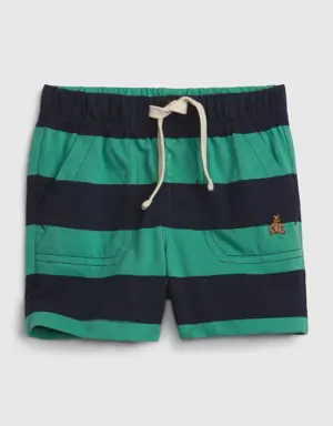 Baby 100% Organic Cotton Mix and Match Pull-On Shorts green