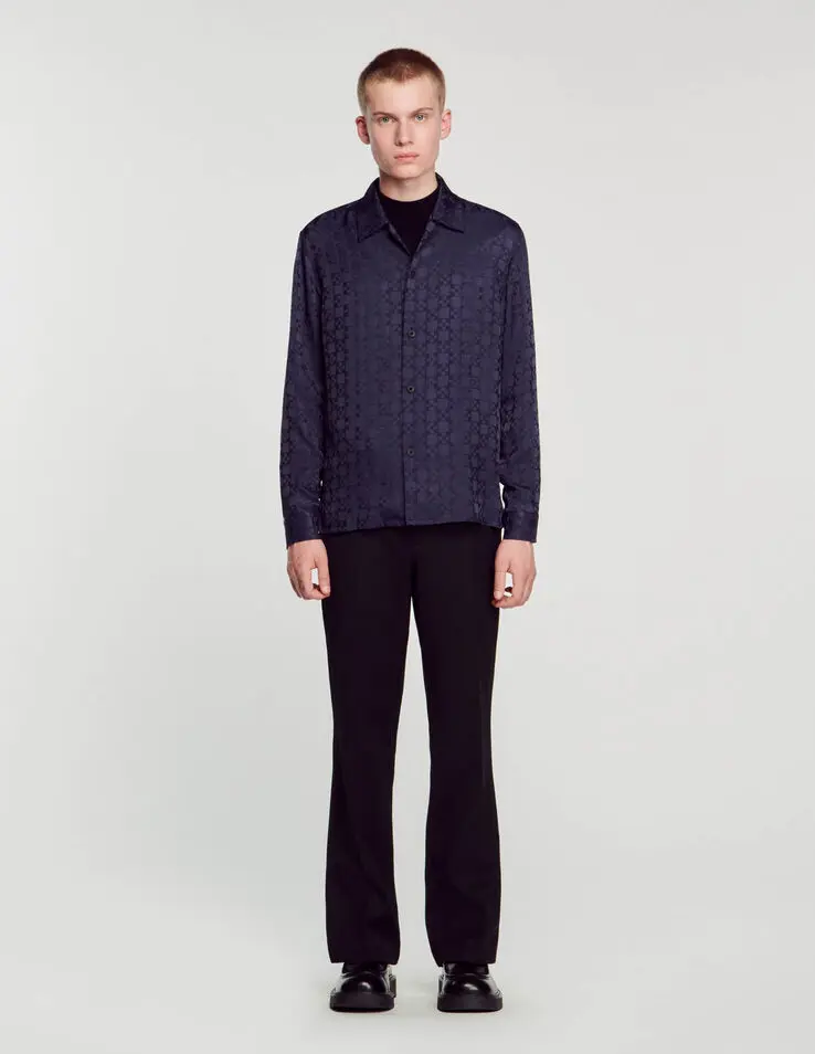 Sandro Square cross shirt. 1