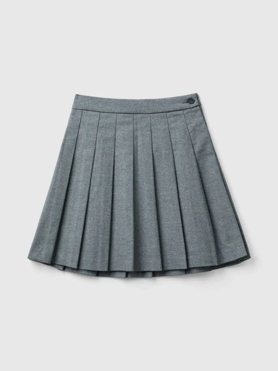 Benetton pleated skirt in flannel. 1