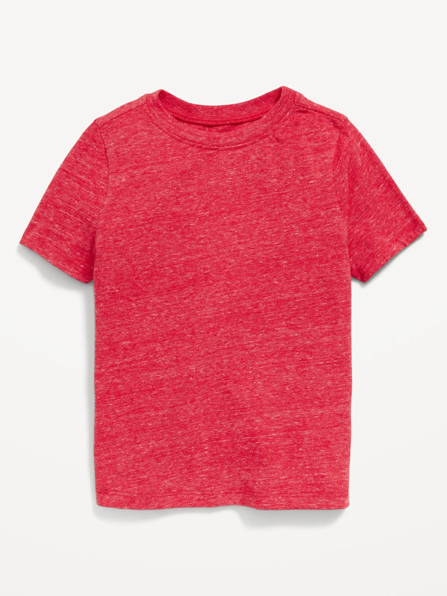 Old Navy Unisex Short-Sleeve Slub-Knit T-Shirt for Toddler red. 1