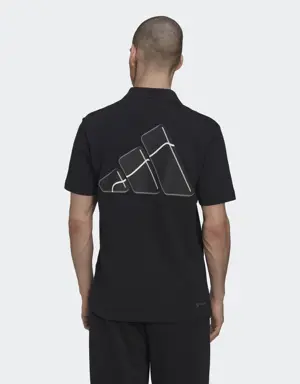 Adidas Clubhouse 3-Bar Tennis Polo Shirt. 3 Adidas Clubhouse 3-Bar Tennis Polo Shirt. 3