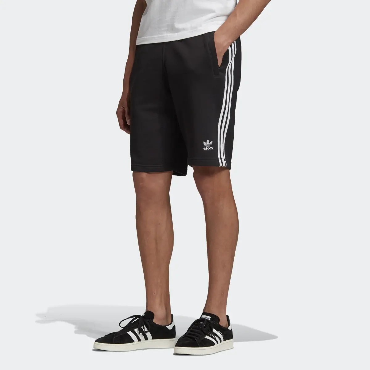 Adidas 3-Stripes Sweat Shorts. 1
